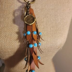 Patricia Nash Favazzina tassel keychain,fob